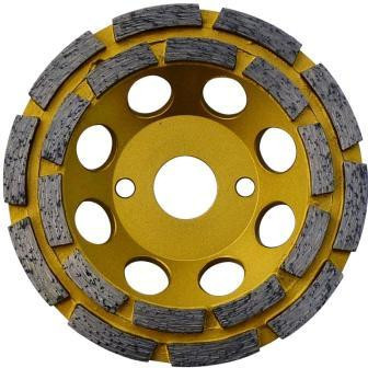 Cupa diamantata, rand dublu diamant pt. abrazive 125mm super premium - dxdh.4607.125ab