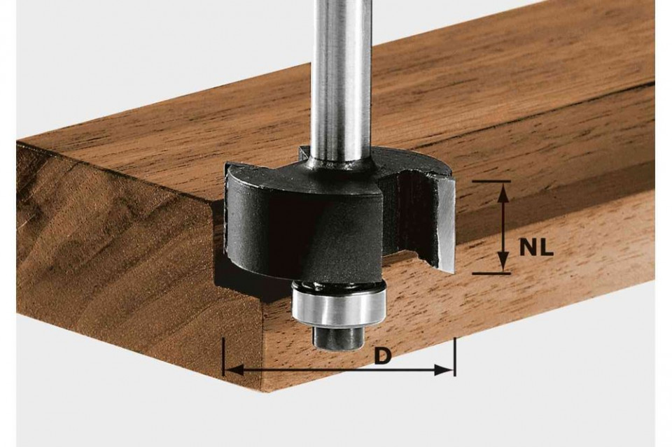 Freza de faltuit hw s8 d31,7/nl 12,7