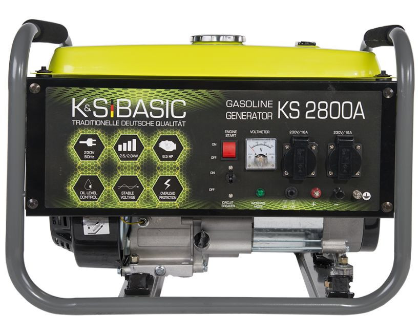 Generator de curent 2.8 kw benzina basic line - konner & sohnen - ksb-2800a