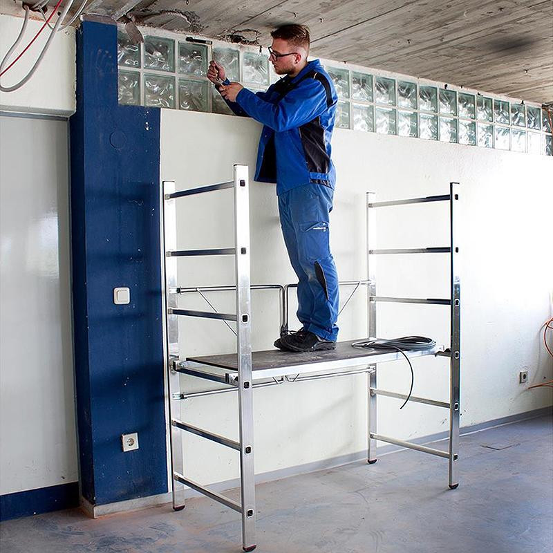 Schela din alumniu pliabila corda 0,5 x 1,25m inaltime lucru 2,8m krause