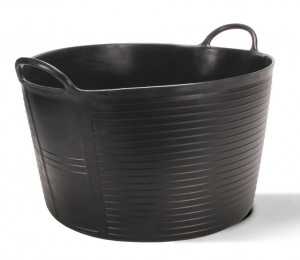 Galeata Flexibila FlexTub din Polietilenă Neagra 55L - RUBI-88774