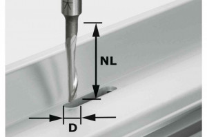 Freză pentru aluminiu HS S8 D5/NL23