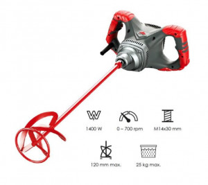 Mixer / amestecator pt. adezivi / mortar 1400W, Semi-Profesional, RUBIMIX-8 Easy Pro