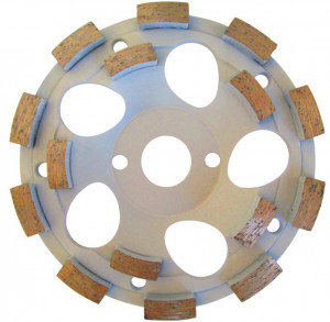 Cupa diamantata rand dublu "dinti scurti" - Beton 180mm Profesional Standard - DXDH.4207.180