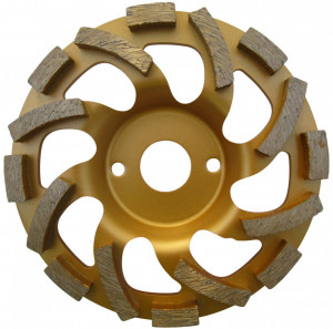 Cupa diamantata "ventilator" - Beton & Abrazive 125x22.2mm Premium - DXDH.4412.125