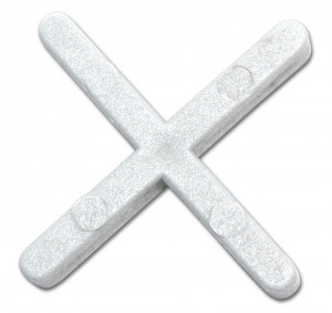 Distantiere ( Cruciulite ) pt. placi - gresie si faianta - Rost 3 mm - 200 buc - RUBI-2902