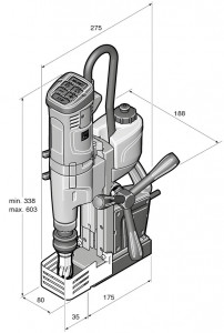 Masina de gaurit cu talpa electromagnetica FEIN KBU 35-2 QW