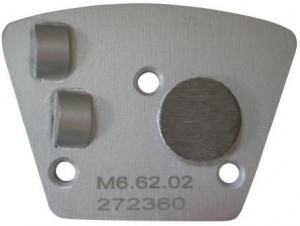 Placa cu segmenti diamantati pt. slefuire pardoseli - segment DPC 2x1/2 - prindere M6 - DXDH.8506.62.02-L