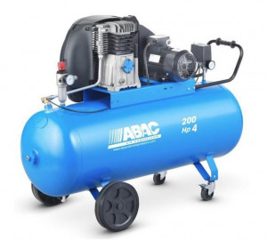 Compresor de aer Debit 486 l/min, Rezervor 200l Abac PRO A39B 200 CT4