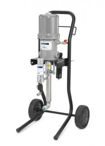 Pompa de vopsit / zugravit AIRLESS Industriala cu Carucior - Complet Echipata - 3L/min - Ghibli SS 40:1