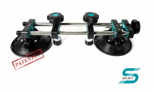 Sistem de fixare si ajustare cu 2 ventuze cu vaccum pt. placi ceramice - BIHUI-LFTSB6