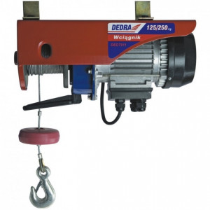 Palan electric cu cablu 1000 W, 200/400kg, DED7913 - Dedra