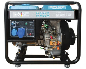 Generator de curent 6.5 kW diesel - Heavy Duty - Konner & Sohnen - KS-8100DE-HD