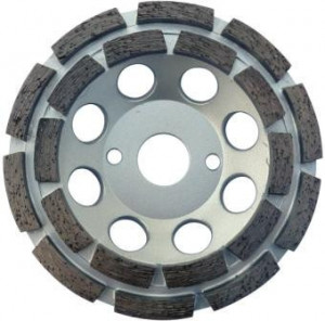 Cupa diamantata rand dublu pt. Abrazive 180x22.2mm Profesional Standard - DXDH.4107.180AB