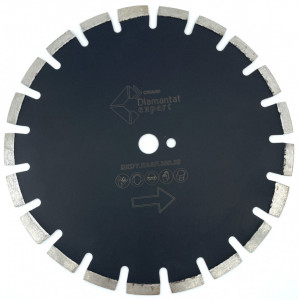 Disc DiamantatExpert pt. Asfalt, Caramida & Abrazive 350mm Premium - DXDY.PASF.350.25