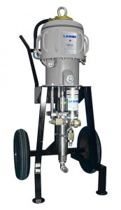 Pompa de vopsit / zugravit AIRLESS Industriala cu Carucior - Complet Echipata - 12L/min - Larius Nova SS 60:1