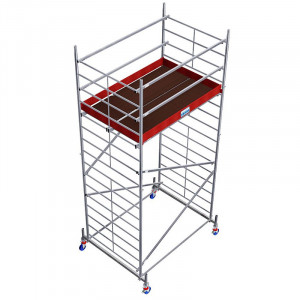 Schela din aluminiu Protec XXL 1,2 x 2m, aluminiu, inaltime lucru 5,3m