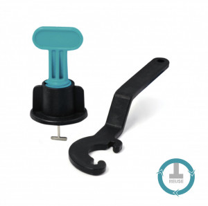 Distantieri Clips Autonivelare 1,5mm REUTILIZABILI - BIHUI-TSS100