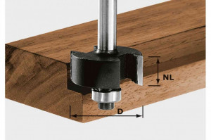 Freza de faltuit HW S8 D31,7/NL 12,7