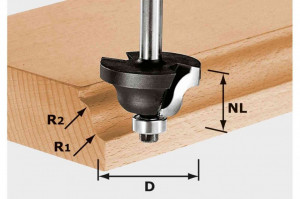 Freză de profilat (rază dublă) HW S8 D38,1/R6,35/R6,35