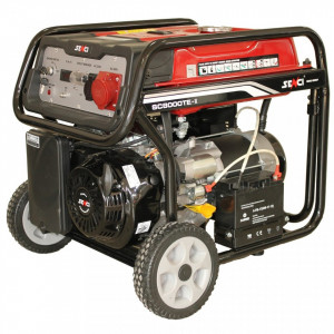 Generator de curent 7.0kW Senci SC-8000TE Top, 400V - AVR inclus, motor benzina cu demaraj electric