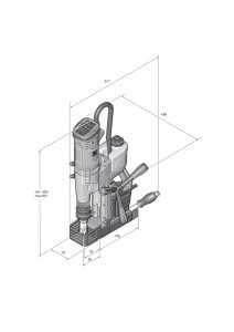 Masina de gaurit cu talpa electromagnetica FEIN KBU 35 PQW