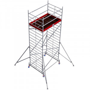 Schela din aluminiu Protec XXL 1,2 x 2m, aluminiu, inaltime lucru 6,3m