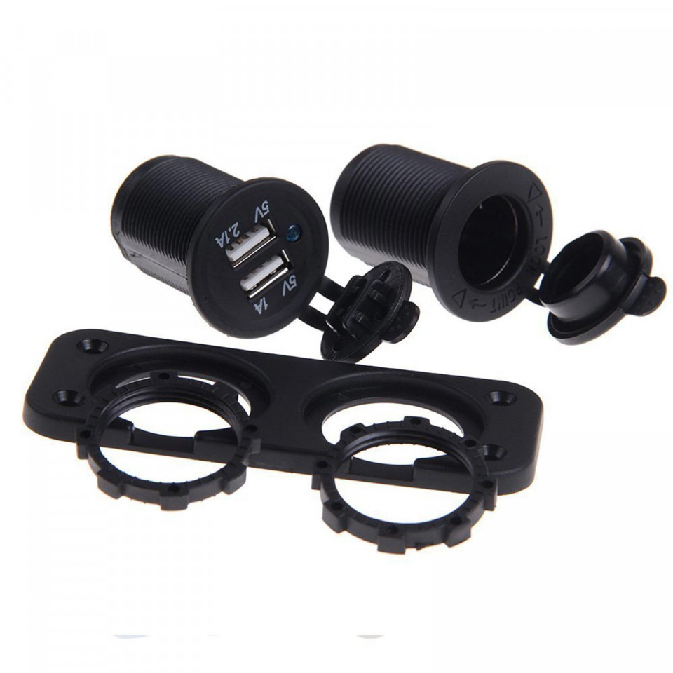 Vodootporni USB punjač i priključak za auto upaljač