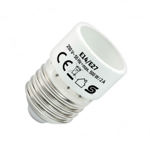 Adapter za sijalično grlo E14 na E27