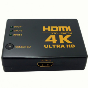 HDMI reklopnik sa 3 ulaza sa daljinskim upravljačem