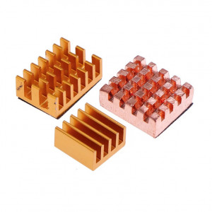 Hladnjak za RaspberryPi 4 set 3/1 bakarni