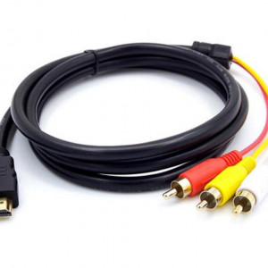 Kabl HDMI muški-3xRCA muški 1.5m
