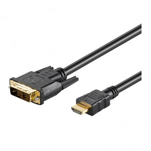 Kabl HDMI muški-DVI-D muški 2.5m