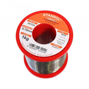 Tinol žica za lemljenje 0.7mm 1000gr STANNOL