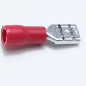 Ženska kablovska papučica 4.8mm crvena