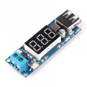 Dc-dc konvertor sa USB izlazom i LED voltmetrom