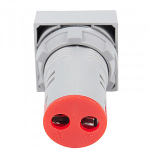 Digitalni LED voltmetar 60-500VAC 22mm crveni
