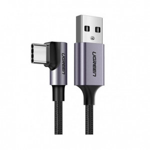 Kabl USB2.0 A muški-USB C muški ugaoni 1.0m