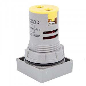 LED voltmetar 60-500VAC 22mm žuti