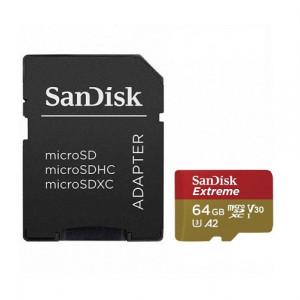 Mikro SD memorijska kartica SanDisk 64GB sa adapterom