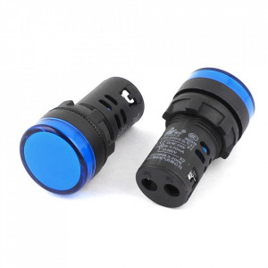 Signalna sijalica 12VDC 22mm plava