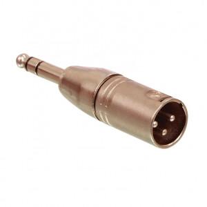 Adapter 6.3mm ST M-XLR 3-pol M