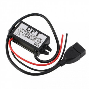 DC-DC konvertor 12VDC na 5VDC 2A sa USB priključkom