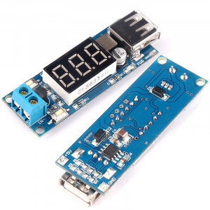 Dc-dc konvertor sa USB izlazom i LED voltmetrom