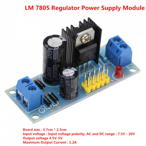 Ispravljač napona 5VDC sa LM7805