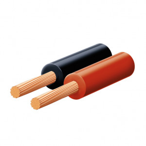 Provodnik za zvučnike 2x0.35mm2 crno-crveni