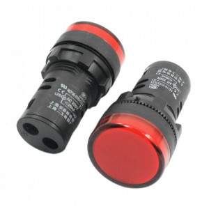 Signalna sijalica 230VAC 22mm crvena