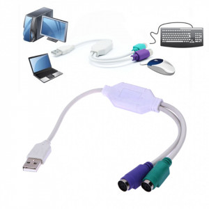 Adapter USB na 2xPS2