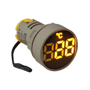 LED termometar AD22-22TM žuti
