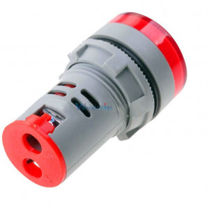 LED voltmetar 60-500VAC 22mm crveni
